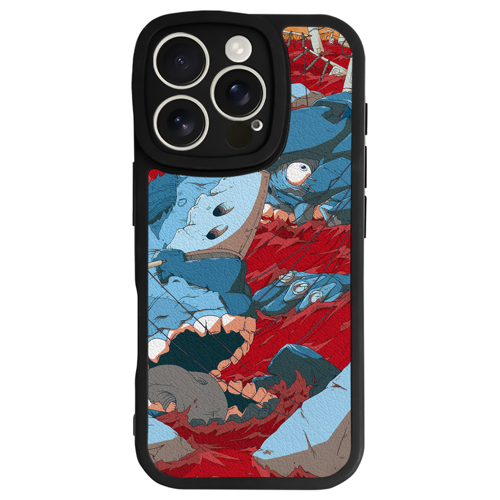 （画像用） EVA 新世紀エヴァンゲリオン 【iPhone 16シリーズ対応】シリコンスマホケース（レザー調） 材質：シリコン
